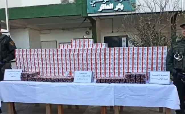 تفكيك شبكة إجرامية متلبسة بـ140 ألف قرص مهلوس بتبسة