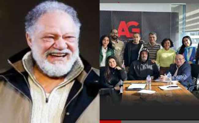 صلاح عبدالله يشارك جمهوره احتفال يحيى الفخراني وفريق عمل مسلسل “عتبات البهجة” بيوم ميلاده