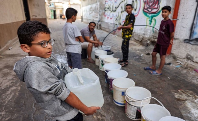 حرمان نحو 1.4 مليون فلسطيني من مياه الشرب في رفح