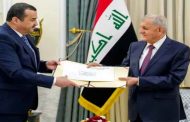 عرقاب يسلم رسالة خطية من تبون إلى الرئيس العراقي