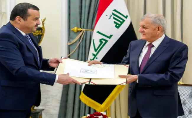 عرقاب يسلم رسالة خطية من تبون إلى الرئيس العراقي