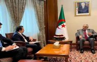 استقبال العرباوي للسفير التركي بالجزائر