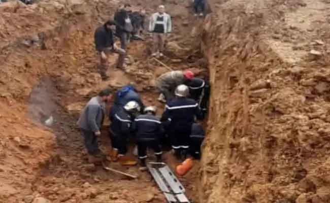 انهيار التربة بورشة بناء يخلف مصرع أربعيني بالبويرة