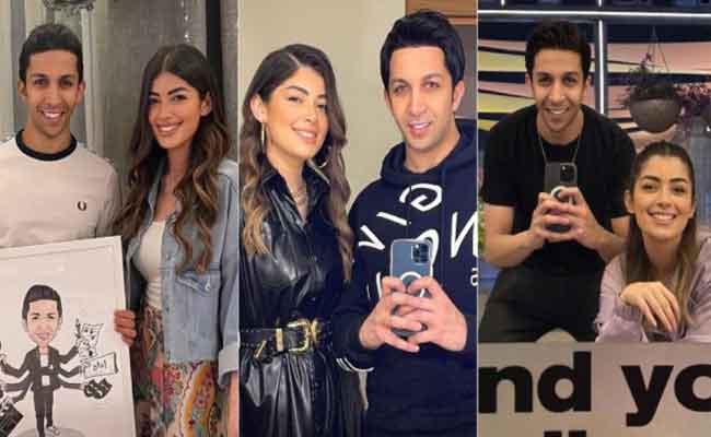 ليلى زاهر وهشام جمال: فوجئنا بانتشار صور خطوبتنا…