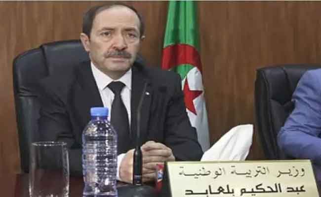 بلعابد يؤكد  عودة التلاميذ لمقاعد الدراسة يوم الأحد 7 أبريل