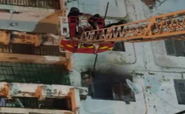 نشوب حريق مهول في شقة بسكيكدة