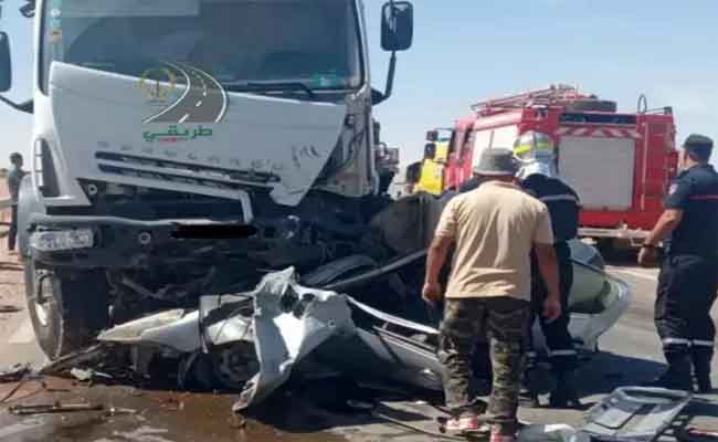 مجزرة مرورية تخلف أربعة قتلى وثلاث مصابين بورقلة