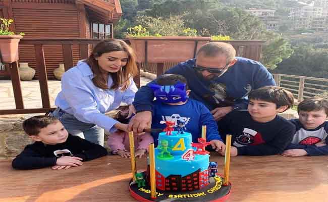 سيرين عبد النور تحتفل بيوم ميلاد ابنها كريستيانو…