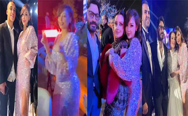 تامر حسني يجمع بسمة بوسيل ورضوى الشربيني وشام الذهبي في سحور رمضاني…