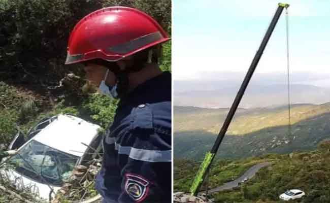 انتشال جثة سائق اختفى أسبوعين بمنحدر في الشريعة بالبليدة