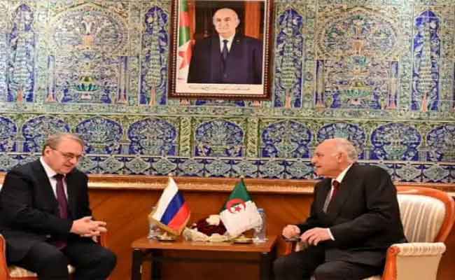 استقبال عطاف للمبعوث الخاص للرئيس الروسي المكلف بالشرق الأوسط وإفريقيا