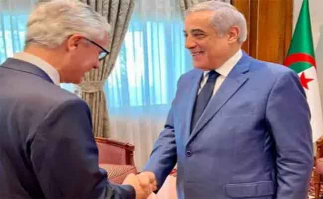 استقبال العرباوي السفير البرتغال