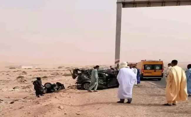 اصطدام سيارة بعمود يخلف مصرع شخصين بورقلة