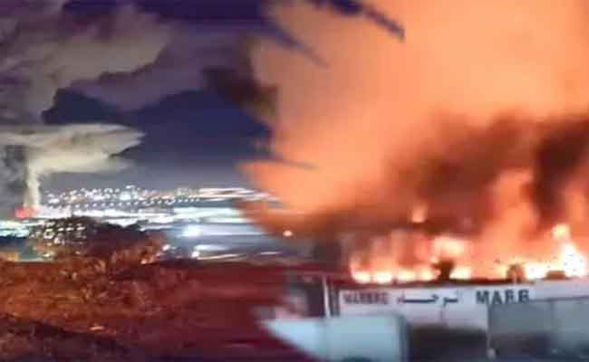 نشوب حريق في مصنع رايلان للاجهزة الكهرومنزلية بالبوني بعنابة