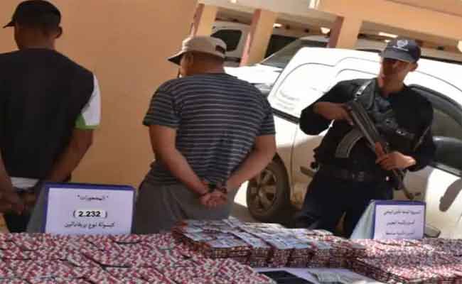 توقيف 9 أشخاص وحجز أزيد من 2200 قرص هلوسة بالمغير