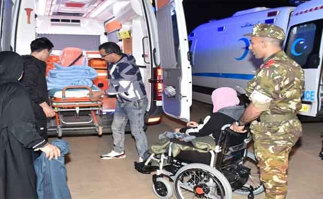 إجلاء أطفال فلسطينيين مصابين رفقة مرافقيهم صوب الجزائر