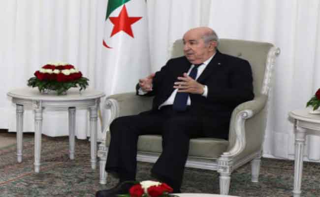 استقبال تبون للوزير الأول السلوفيني