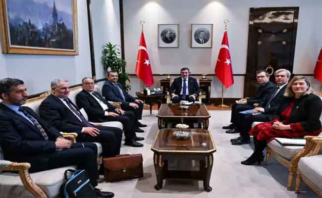 استقبال عرقاب من طرف نائب الرئيس التركي