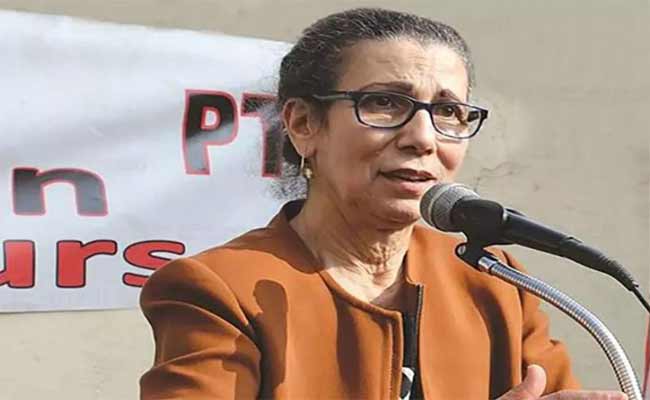 لويزة حنون مرشحة حزب العمال في الرئاسيات المقبلة