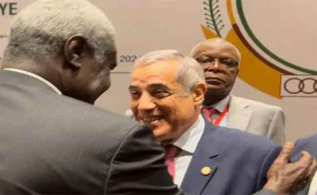 لقاء العرباوي رئيس مفوضية الاتحاد الأفريقي