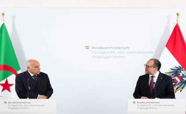 عطاف يتحادث مع نظيره النمساوي بفيينا