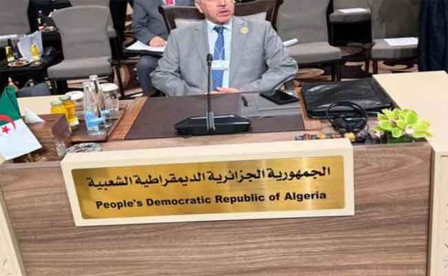 مشاركة سايحي في مؤتمر رفيع المستوى حول غزة بالأردن