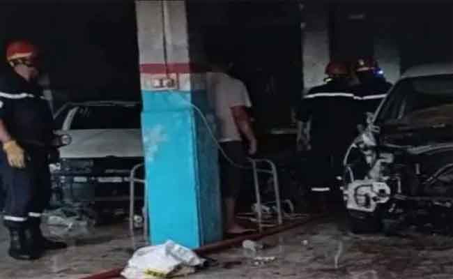 نشوب حريق في 3 سيارات داخل ورشة “طوليي” بعين الدفلى