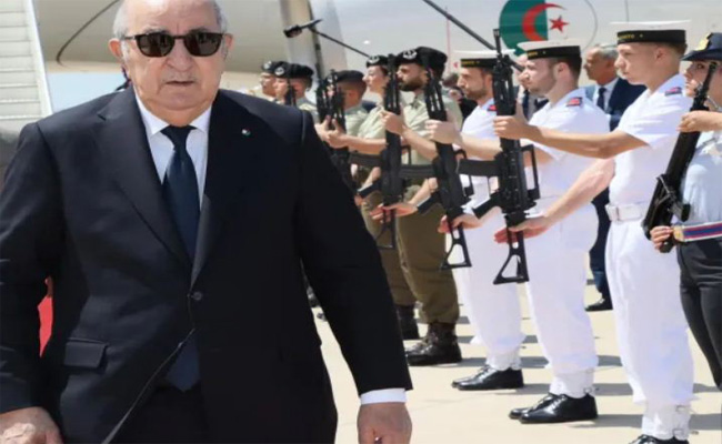 وصول تبون  إلى منتجع بورغو إيغناسيا الإيطالي للمشاركة في قمة السبعة