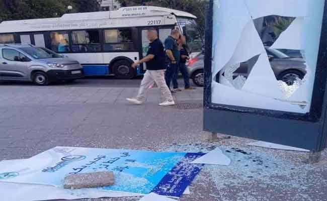 تخريب ترامواي الجزائر العاصمة