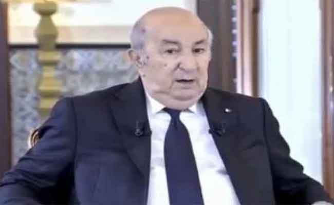 تبون:”لن نتمكن من الدخول في العصرنة والشعب لا يزال يسكن في القصدير”