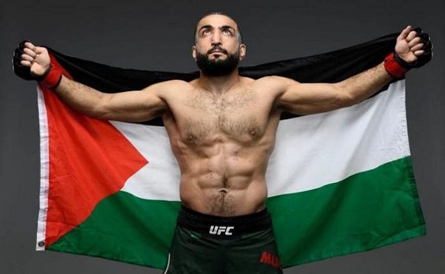 فلسطيني يتبرع على عرش UFC...