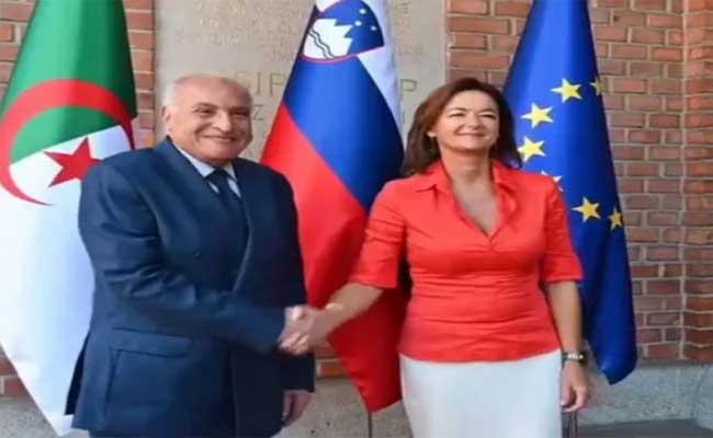 عطاف يجري محادثات ثنائية مع نظيرته السلوفينية