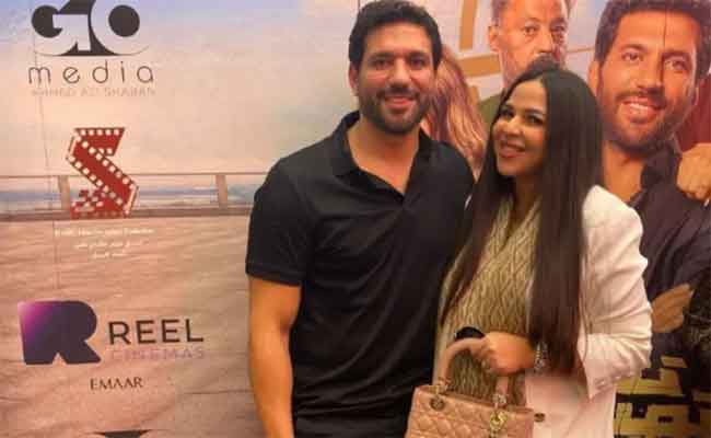 لحظات رومانسية جمعت حسن الرداد وإيمي سمير غانم تزامناً مع استعدادهما لعمل سينمائي جديد