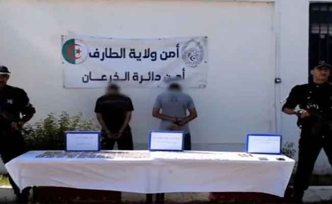 الإطاحة بشخصين يحترفان نقل، تخزين و بيع المؤثرات العقلية بالطارف