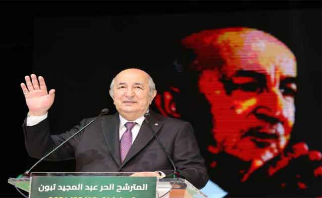 المترشح تبون يتعهد بتوفير 450 ألف منصب شغل وزيادة الأجور لجميع الفئات