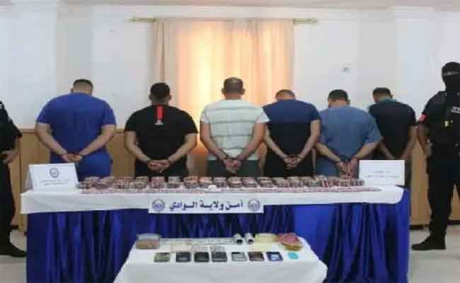 توقيف 7 أشخاص متلبسين بأزيد من 11 ألف قرص مهلوس بالوادي