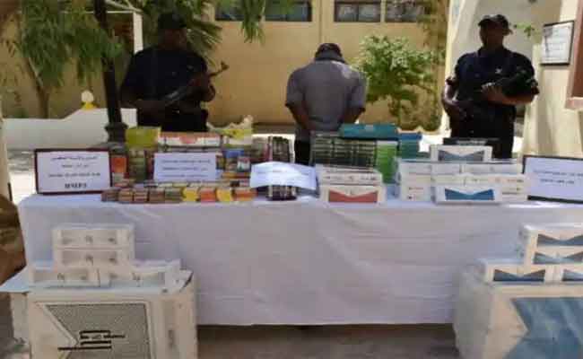 توقيف شخص متلبسا بكميات معتبرة من المواد التبغية اجنبية الصنع بالمغير