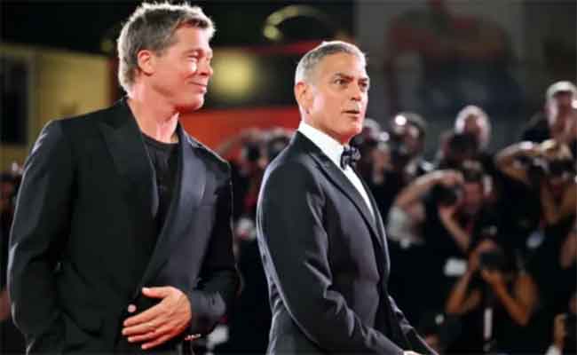 تفاصيل ظهور براد بيت وجورج كلوني بالعرض الخاص لفيلم wolfs في لوس أنجلوس…