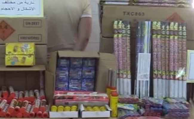 حجز 35 ألف وحدة من المفرقعات بعين الدفلى