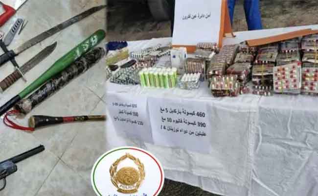 الإطاحة بشخصين متلبسين بأزيد من 4800 قرص مهلوس بأم البواقي