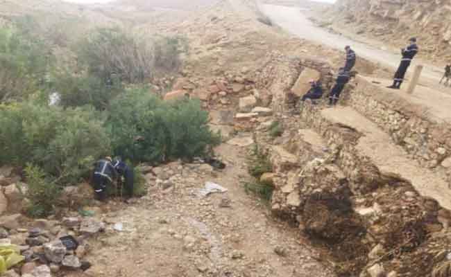 انتشال جثة رضيع من واد عمورة فيض البطمة بالجلفة