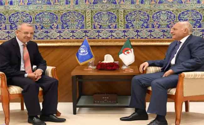 استقبال عطاف لممثل المنظمة العالمية للملكية الفكرية