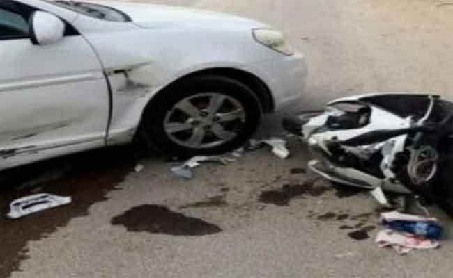اصطدام بين سيارة ودراجة نارية يخلف قتيلا و5 مصابين بعين تموشنت