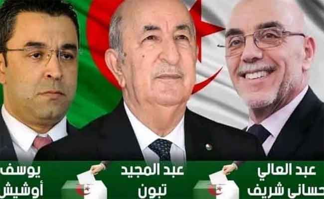 المترشحون الثلاث يدلون بأصواتهم الانتخابية