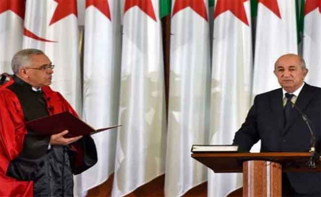 تبون يؤدي اليمين الدستورية ويقدم عدة التزامات