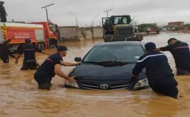 إنقاذ 14 شخصا حاصرتهم المياه بتيسمسيلت