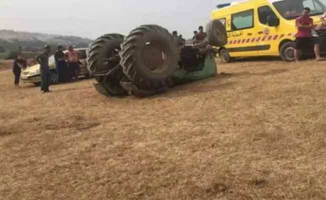 انقلاب جرار يخلف مصرع شخص ببجاية