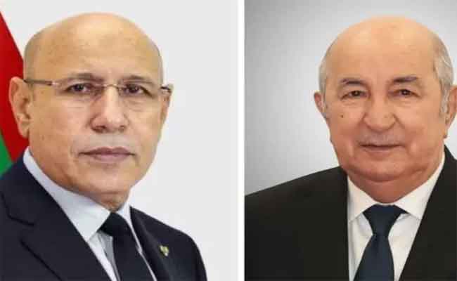 تبون يتباحث مع نظيره الموريتاني هاتفيا العلاقات الثنائية والوضع في المنطقة