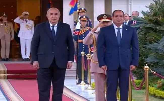 تبون في زيارة رسمية لمصر