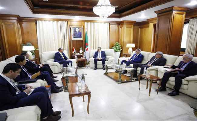 عرقاب يستقبل وفدا عن شركة “المقاولون العرب” المصرية